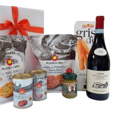 Regalo con snacks italianos y españoles con Red Italian