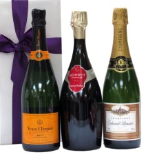 Trío De Burbujas Veuve Clicquot Gosset Y E. Roussin