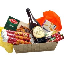 Canasta De Dulces Con Cerveza Belga Tripel