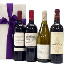 Cuatro vinos top franceses como regalo promocional