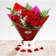15 rosas rojas