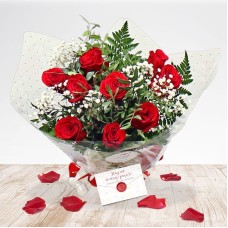 9 rosas rojas
