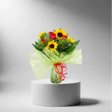 Girasoles y rosas (normal)