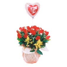 Arreglo floral para enamorados