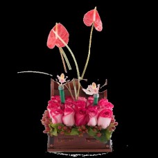 Arreglo Floral de orquídeas - ORQ024