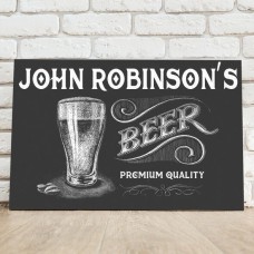 Personalizada premio de la muestra de cerveza lienzo
