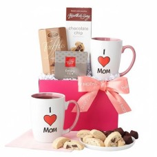 Caja de regalo con taza para el Día de la Madre