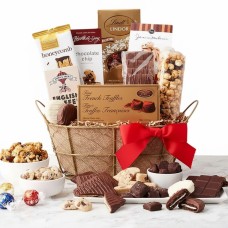 Cesta de regalo de chocolate Decadent Delights