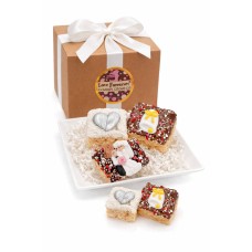 Mini caja de regalo crujiente para bodas