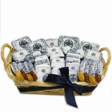 Cesta de regalo con imagen corporativa