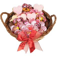 12" cesta de regalo SWEETHEARTS Gourmet gran