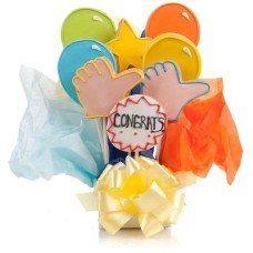 Ramo de galletas de felicitación (5 galletas)
