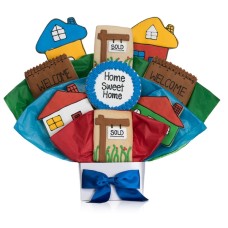 NUEVO! Hogar, dulce hogar Cookies Ramo (5 cookies)