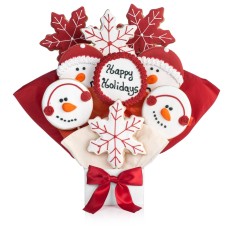 Ramo de galletas de Felices Fiestas (5 galletas)