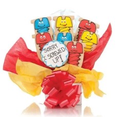 ¡Lo siento, me equivoqué! Ramo de galletas (5 galletas)