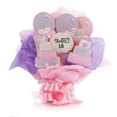 Ramo de galletas Sweet Sixteen (5 galletas)
