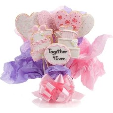 Ramo de galletas de boda (5 galletas)