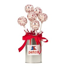 Ramo de 6 cake pops de trufa con logo