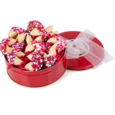 Corazón Sprinkles Gourmet Galletas de la suerte de estaño-18