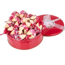 Corazón Sprinkles Gourmet Galletas de la suerte de estaño-24
