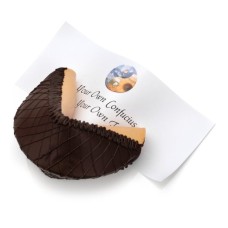 El chocolate oscuro bebé gigante del Amor Gourmet Fortune Cookie