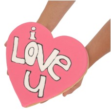 Giant Love Mom Galleta de mantequilla en forma de corazón con forma de corazón