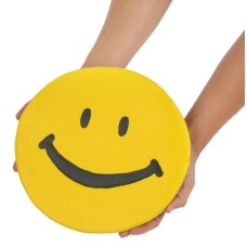 Gigante de la cara feliz de la torta dulce de azúcar de la galleta