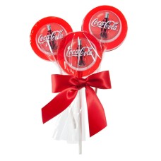Piruleta artesanal hecha a mano con impresión comestible personalizada