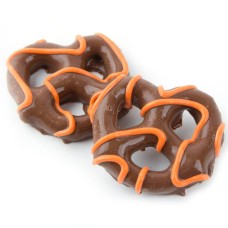 Pretzels cubiertos de chocolate para Halloween, paquete de 96 unidades