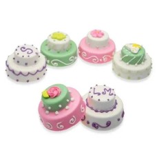Galleta sándwich moldeada con forma de pastel de bodas - Individual