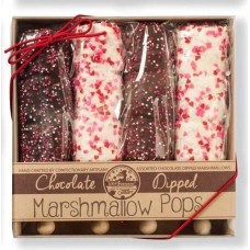 ¡NUEVO! Caja de Kraft del corazón encantador de 4 palos Marshmallows- mano de cruce con los fines redondos
