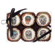 Comestible de impresión (TM) Día de los Muertos Claro Caja de 6 galletas Oreo