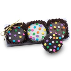 Acrílico Caja de regalo de 3 galletas Oreo confeti