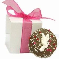 Galleta sándwich decorada y bañada a mano para bodas - Caja de recuerdos