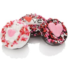 Romántica formación de hielo galletas Oreo