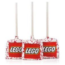 Cake Pops con logo de cubo - Individual