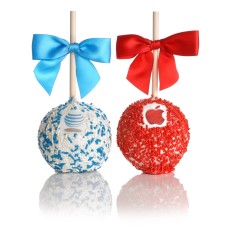 Manzanas de chocolate con caramelo Logo - Individual