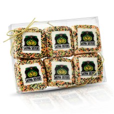 Caja de 6 brownies con logo/foto