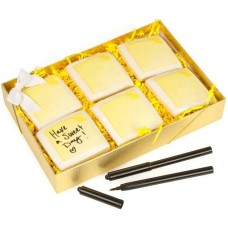 Tarjetas de galletas Post-it - Caja de 6