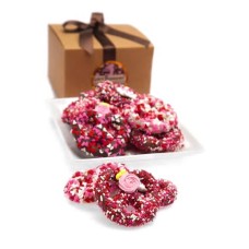 Romántica belga chocolate pretzel Twists- Gourmet Caja de regalo
