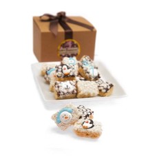 Mini caja de regalo crujiente de invierno