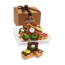 Mini caja de regalo navideña crujiente