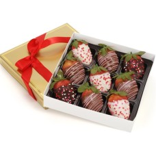 Fresas bañadas Romance Gourmet Mano