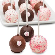 Cake Pop de Cinta Rosa - Individual