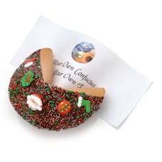 Galleta de fortuna gigante de Navidad