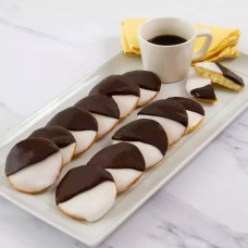 12 galletas blancas y negras