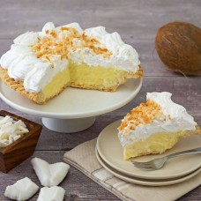 Pastel de crema de coco