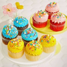 Cupcakes para celebración de cumpleaños (9 unidades)