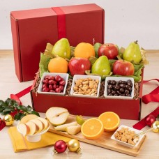 Caja de snacks de frutas y frutos secos