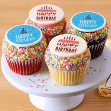 Cupcakes de cumpleaños GIGANTES
